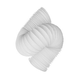 Vent Systems PVC Flexible Hose White DN 160 mm x 3 m Long Exhaust Hose 160 mm Flexible Ventilation Pipe, Flexible Hose, Exhaust Pipe for Heating and Cooling Air Conditioners, Dryer, Cooker Hood