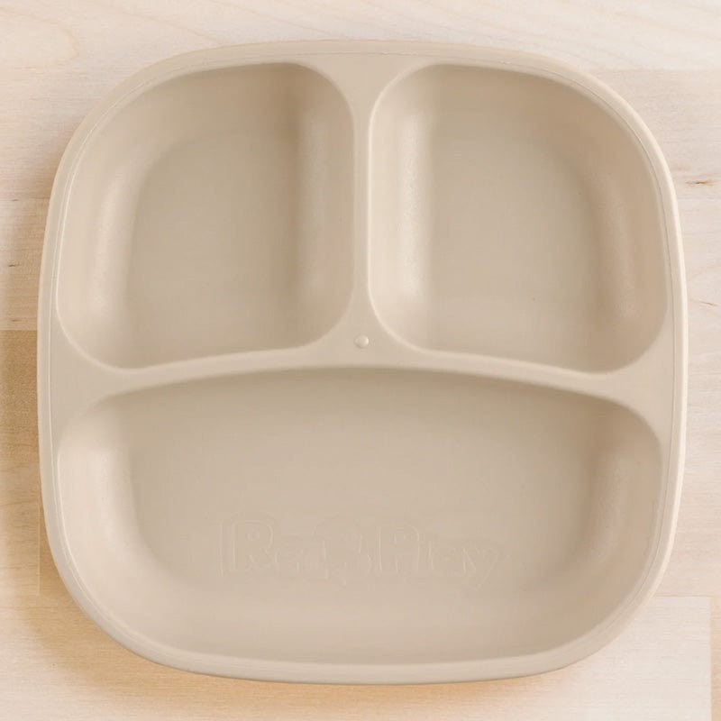 Re-Play Divided Plate Single, Lime Green
