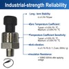100 PSI Stainless Steel Pressure Sensor/Transducer – 1/8"-27 NPT Thread
