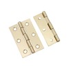 Infinity Decor 3Inch (75mm) Electro Brass Butt Hinges Pair –