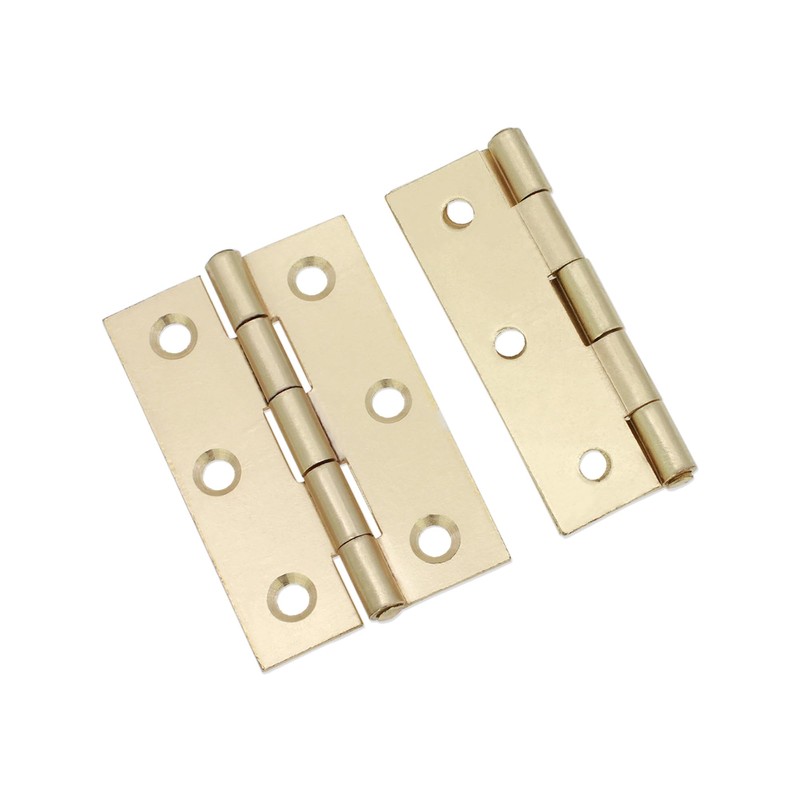 Infinity Decor 3Inch (75mm) Electro Brass Butt Hinges Pair –