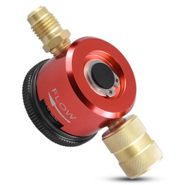 Nitrogen Purge Regulator, Adjustable Nitrogen Purge Tool, Durable Brass HVAC Purge Nitrogen Flow Regulator, 50-200 PSI