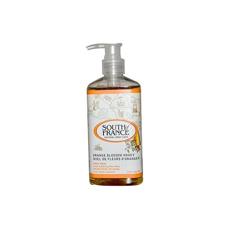 South of France Liquid Soap, Orange Blossom Honey, 8 Fluid