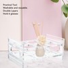 Acrylic Shot Glass Holder Carrying 6 Square Transparent Liquor Cup