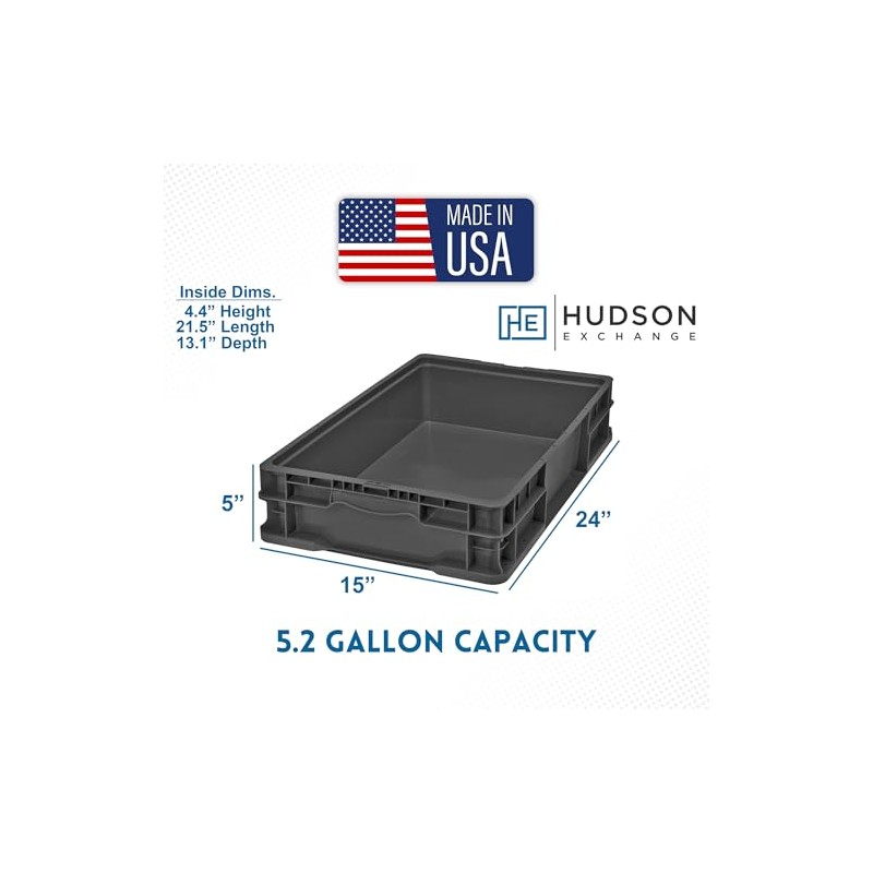 Hudson Exchange 24 x 15 x 5" (3 Pack, 5.2
