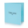 Trilani Women's Engagement Ring 925 Sterling Silver with Brilliant Cut