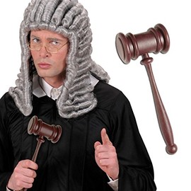 NET TOYS Judge Hammer Auction Hammer Judge Hammer Action Court Hammer Professor Knocker Lawyer Costume Accessory Carnival Costumes Accessories