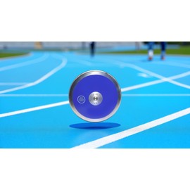 Trail Creek TC Blue Express 1 kg Discus -Girls Discus - Girls 1k High School Throwing Discus - Beginner 1kg Discus - Discus - Womens Discus 1kg- Discus Throw Disc - Girls Discus 1kg
