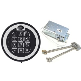 Replacement Mesa MSL500 Electronic Safe Lock 2 Override Keys Solenoid Lock