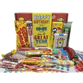 RETRO CANDY YUM ~ 1951 74th Birthday Box Nostalgic Candy Mix from Childhood for 74 Year Old Man or Woman Born 1951 Jr