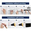 Dmore magnetic knife holder for wall—with 4 hooks, No Drilling