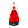 Gisela Graham 18 Centimetre Folk Art Resin and Fabric Tree