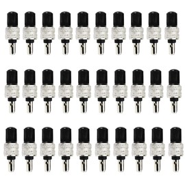 30 Pcs Bicycle Valve Valve Core Super Valve Bicycle Valve Cap No Bug Rubber Required Valves Easy to Replace City Bike, German Style, Durable