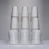 CiaoHER Acylic Coffee Cup and Lid Dispenser with 9 Compartments,