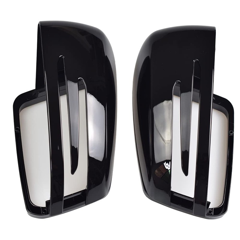 Hacreyatu 1 Pair Side Mirror Cap Covers For Benz W176