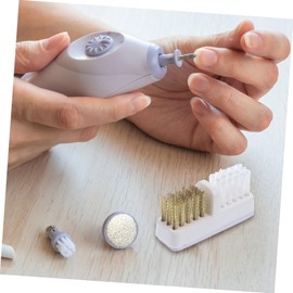 Healeved 3 Stück Reinigungsbürste für Bohrspitzen, Reiniger für Kupferbohrer, Maniküre-Reinigungswerkzeuge, geeignet für den privaten und professionellen Gebrauch