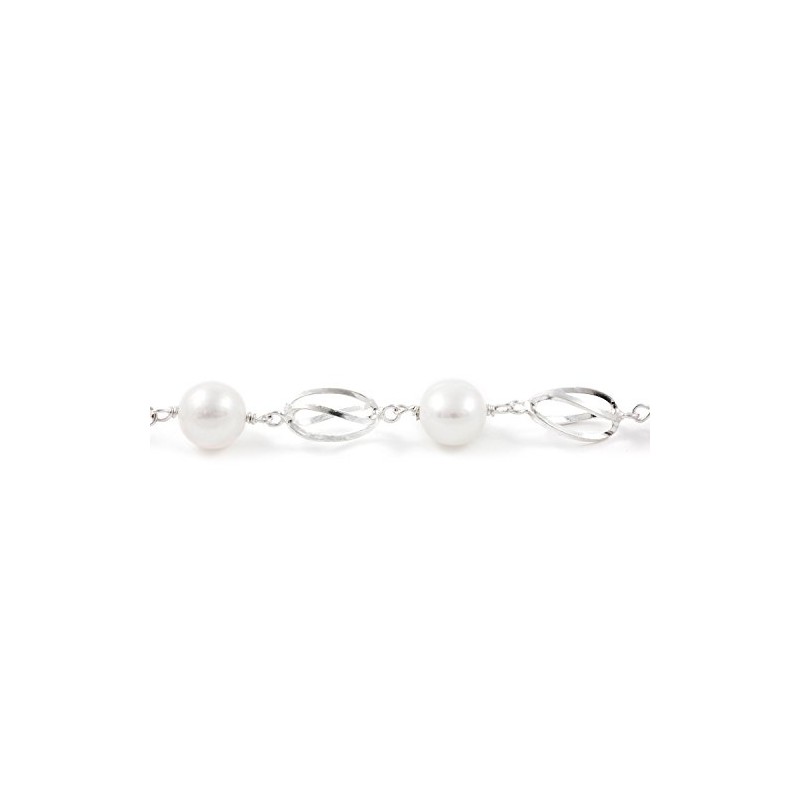 925 Sterling Silver pearl bracelet