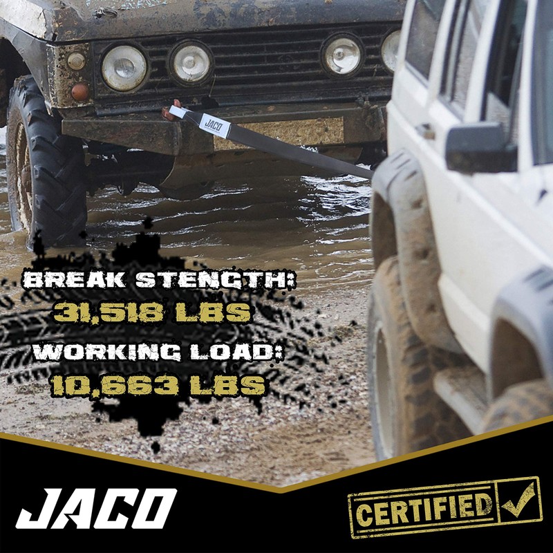JACO TowPro Recovery Tow Strap (3" x 30 ft)