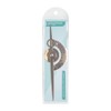 HOTWE Eyebrow Golden Ratio Caliper, Eyebrow Marking Ruler, Double Scale