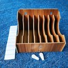 ZYRELYNX 8-Tier Upgraded 6 Inch Sandpaper Organizer, Sandpaper Storage Holder