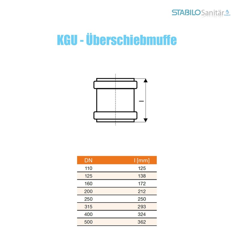 KG Sliding Sleeve DN 110