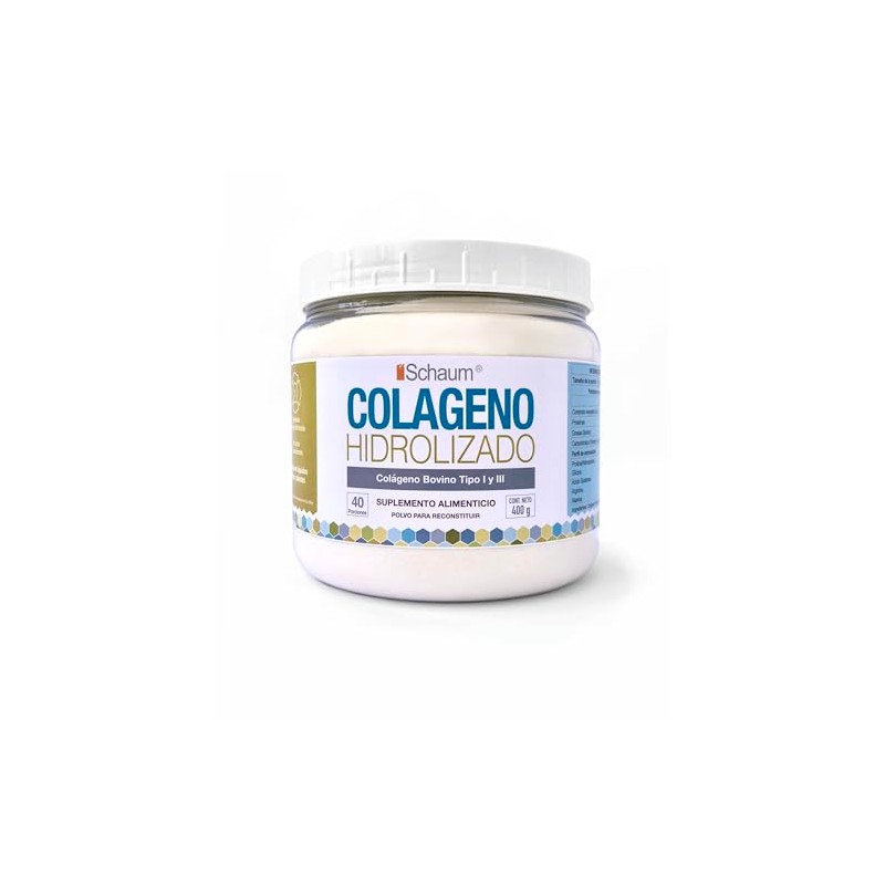 Schaum Colágeno Hidrolizado Polvo 100 Puro Pack 400