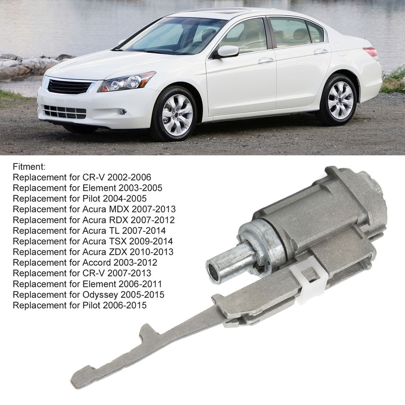 Ignition Switch Lock Cylinder with Keys 35100‑SAA‑901 Replacement for Acura