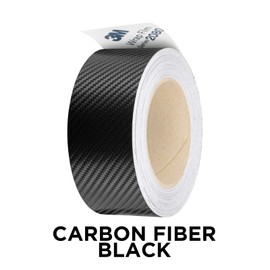 2 inchesx75 Feet Carbon Fiber Black 3M 2080 Vinyl Wrap Kit for Black Out Chrome Delete Window Trim Door Trim with Tool Kit