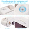 YardGo Toothpaste Dispenser, Automatic Toothpaste Squeezer Kit, Wall Mounted Toothbrush
