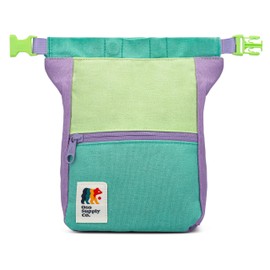 Oso Supply Co - Kulshan Bouldering Bucket, Large Size Chalk Bag for Rock Climbing, Chalk Pot with Magnetic Roll Down Closure, Brush Loop, Zippered Pockets for Climbers (Alpine Green)