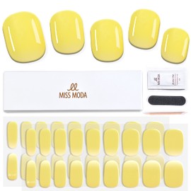 MISS MODA Gel Nail Seal, Curing Type, Nail Seal, Gel Nail Sticker, 5 Piece Gel Nail Set, Nail Sticker, 36 Tips