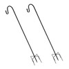 BESPORTBLE 2Pcs Garden Shepherd Hooks Multi Function Lantern Hangers Durable
