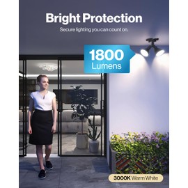 Sunco 6 Pack Outdoor Flood Light Bulbs, PAR38 LED Flood Lights Waterproof, 1800 LM, 15W (150W Equivalent), 3000K Warm White, Dimmable, E26 Base, Wet Rated UL.