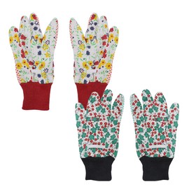 ieron 2 Pairs Gardening Gloves for Women, Non-Slip Gardening Gloves with Handle, Blackberry Proof Garden Protection Gloves, Breathable Thorn-Proof Gardening Gloves for Yard/Farm/Gardening