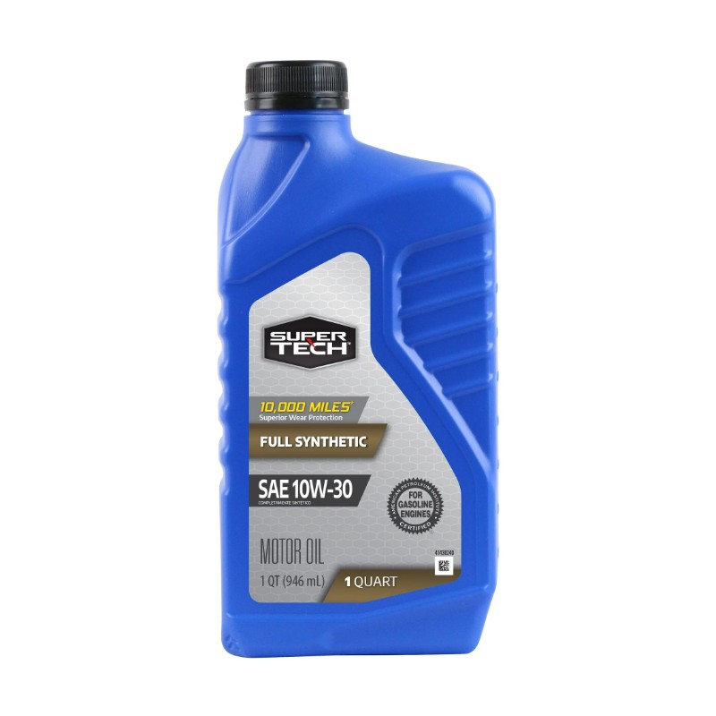 Supertech Super Tech Full Synthetic 10W-30 Motor Oil, 1 Quart