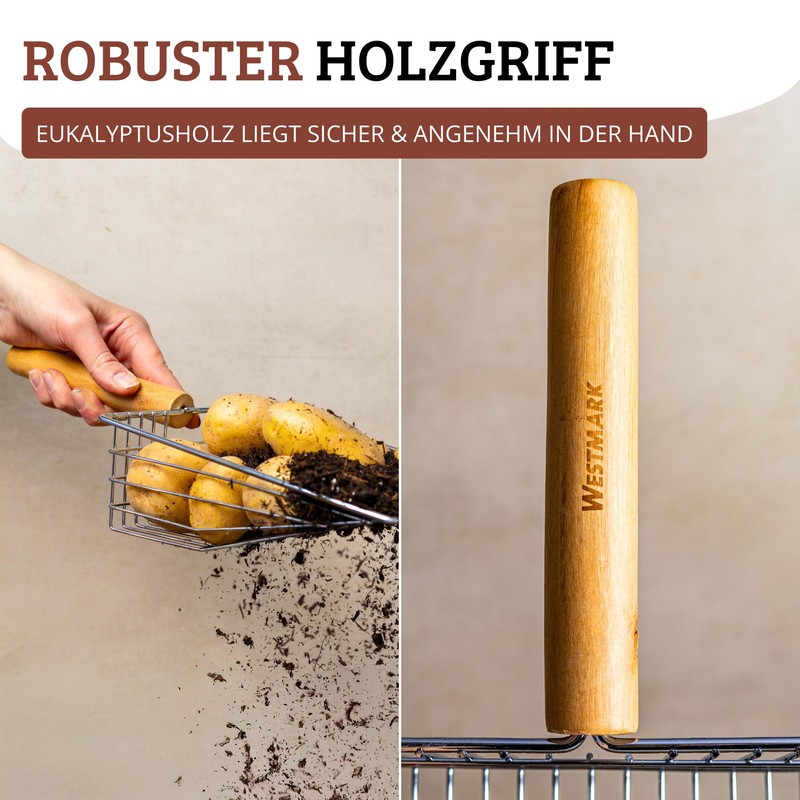 Westmark Potato Scoop - High Quality Vegetable Scoop for Harvesting