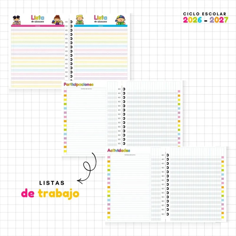 Agenda Docente Escolar 26/27 Pasta Dura Mod. School #2