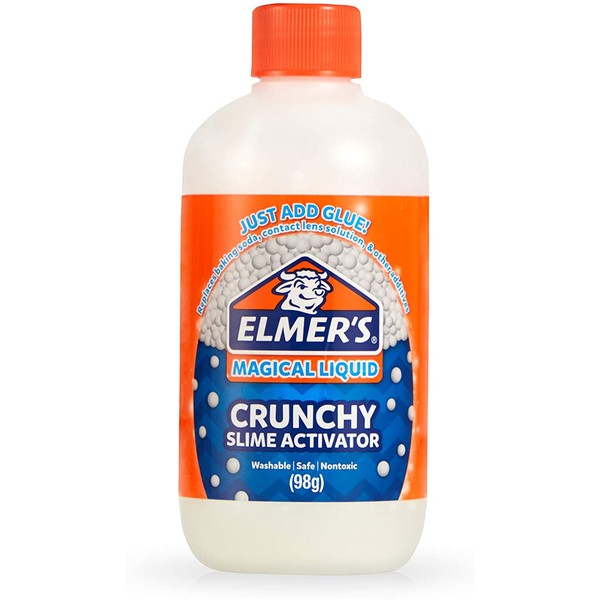 Elmer’s Crunchy Slime Activator | Magical Liquid Glue Slime Activator, 8.75 FL. oz. Bottle - Great for Making Crunchy Slime