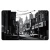 Peacoblue Black and White Street Card Sticker, 4 Styles Waterproof