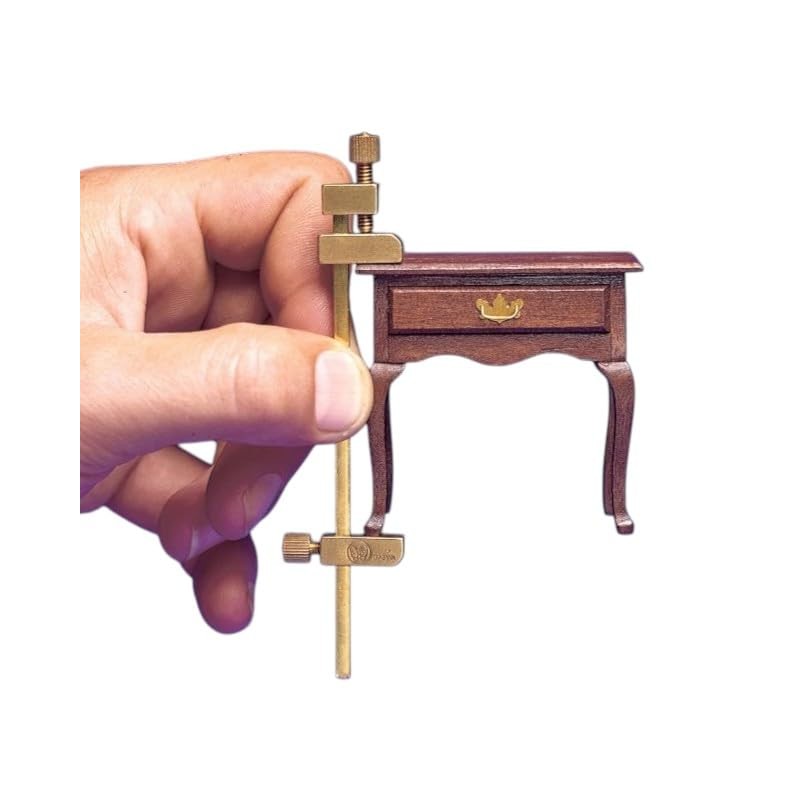 Solid Brass Miniature Bar Clamps, 3-3/4 Inches Long (Set of