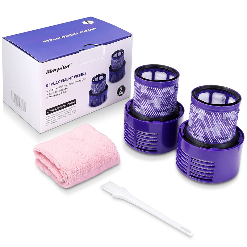 Dyson V10 Filters, morpilot 2 Pack Dyson V10 Replacement Filters