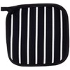 Classic Butcher's Stripe 100 Percent Cotton Pot Grab,Navy Blue
