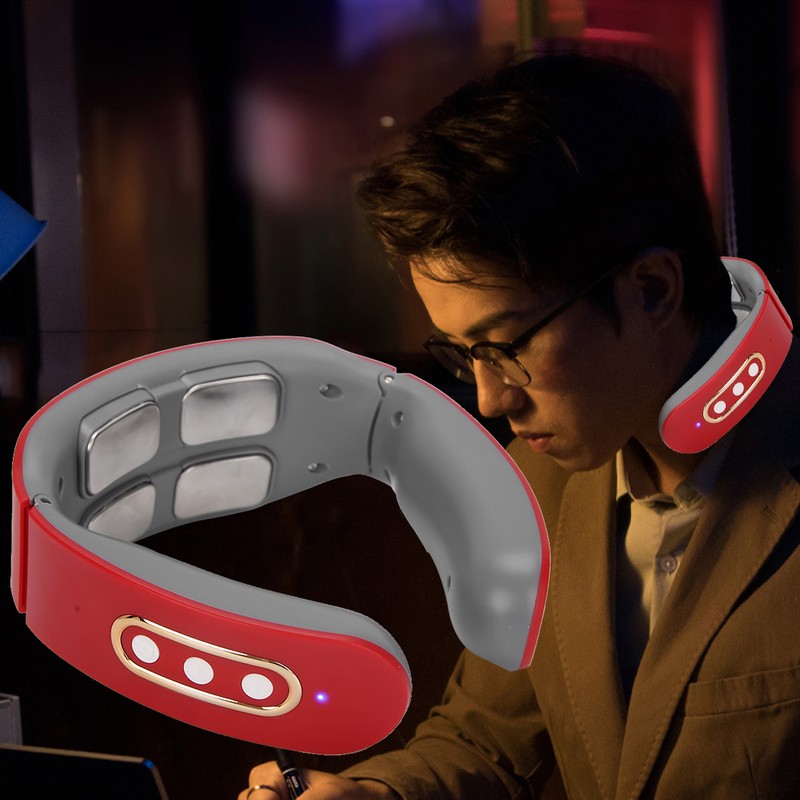 Wireless Neck Massager 9 Gears Adjustment Electric Cervical Vertebra Care