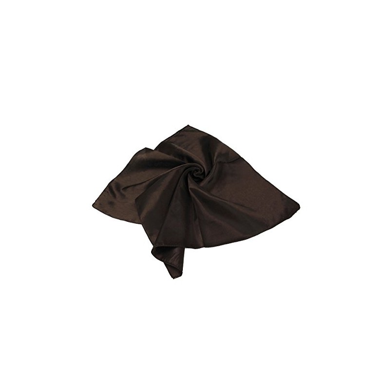 TrendsBlue Elegant Small Silk Feel Solid Color Satin Square Scarf