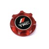 Unbranded VALVE COVER RED BILLET ALUMINUM ENGINE OIL FILLER CAP