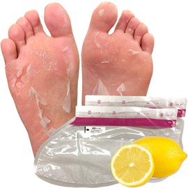 Foot Peeling Pack, Perolin (1 Lemon x 1), Exfoliation Pack, Foot Care, Foot Peeling Pack, Toes, Skin Removal, Soft Heels, Exfoliating Soles, Fingers, Exfoliating Foot Skin Pack