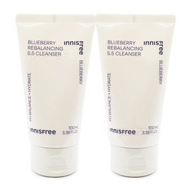 Innisfree Blueberry Rebalancing 5.5 Cleanser 100+100ml / 이니스프리 블루베리 리밸런싱5.5 클렌저 100+100ml