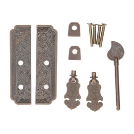 Antique Handle Vintage Design Corrosion Resistant Exquisite Beautiful Brass Handle for Cabinet Door Drawer