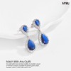 VYYU Silver Drop Earrings for Women - Sterling Silver Earrings,