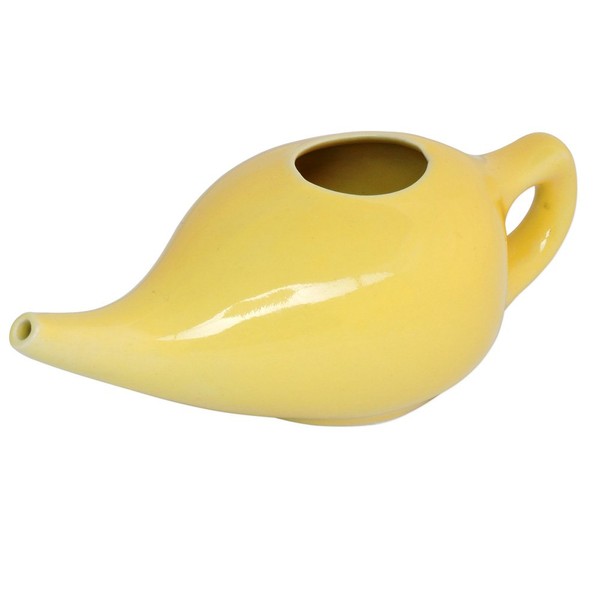 HealthGoodsEU Neti Nose Cleaning Pot with 10 Bags - Yellow